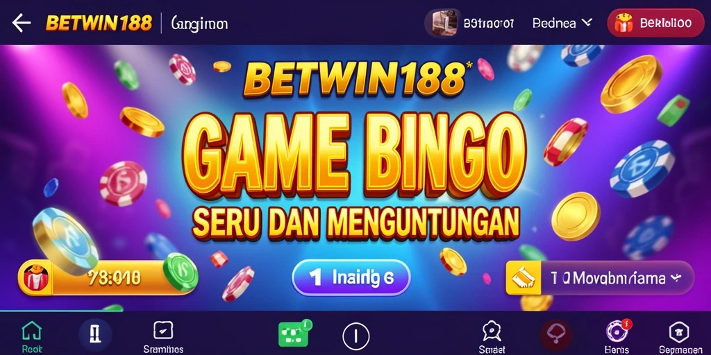 Tampilan gameplay Bingo yang seru dan interaktif di BETWIN188.