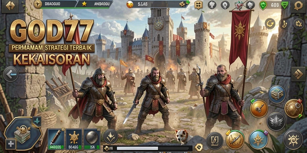 Tampilan permainan <strong>GOD77</strong> yang menarik dengan strategis mendalam.