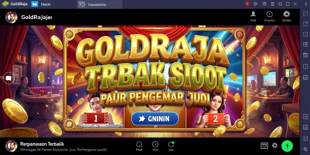 Screenshot gameplay GOLDRAJA dengan fitur seru dan grafis menarik.