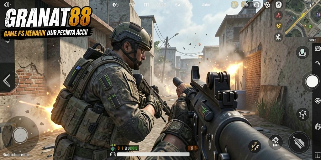 Tangkapan layar dari gameplay mendebarkan di GRANAT88.