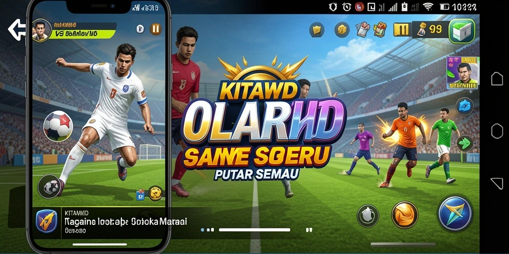 Tampilan gameplay KITAWD yang penuh aksi olahraga.