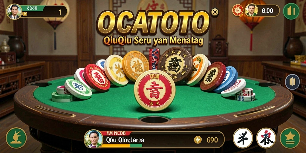 Screenshot utama dari gameplay QiuQiu yang menyenangkan.