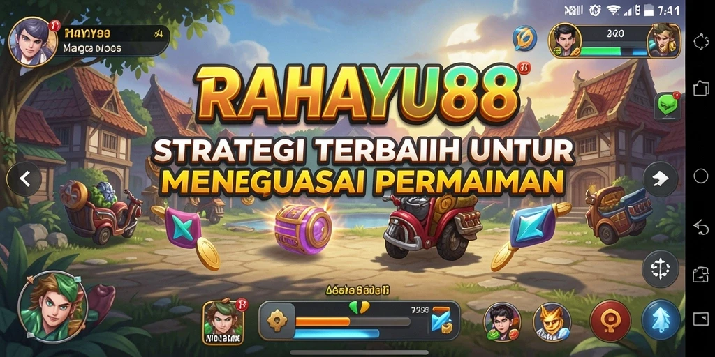 Tampilan utama gameplay RAHAYU88 yang penuh strategi.