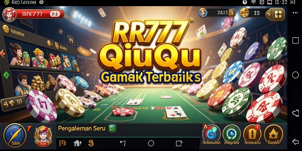 Screenshot gameplay RR777 yang menunjukkan aksi seru QiuQiu.
