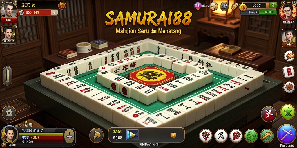 Tampilan memukau saat bermain Mahjong di SAMURAI88.