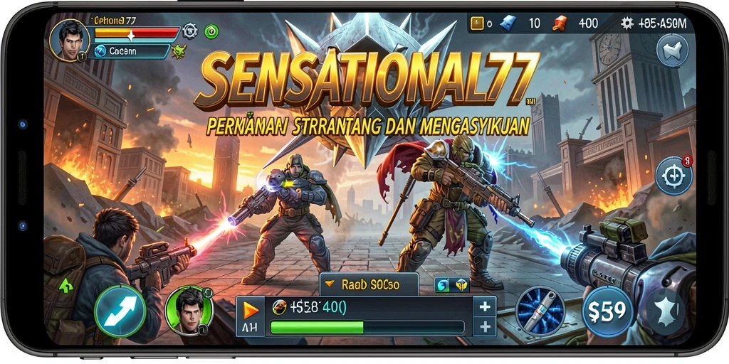 Tampilan gameplay yang intens dari SENSATIONAL77 dengan strategi yang mendebarkan.