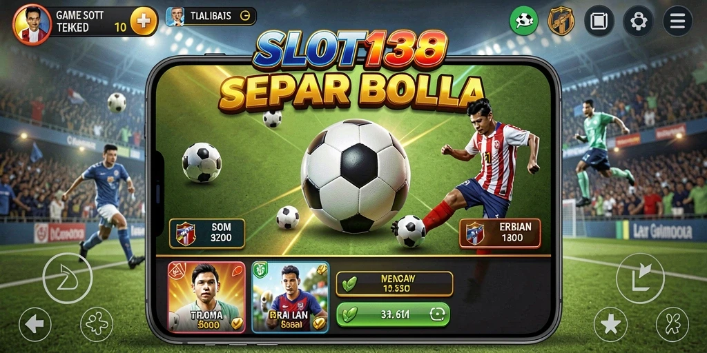 Tangkap momen seru gameplay sepak bola dalam SLOT138.