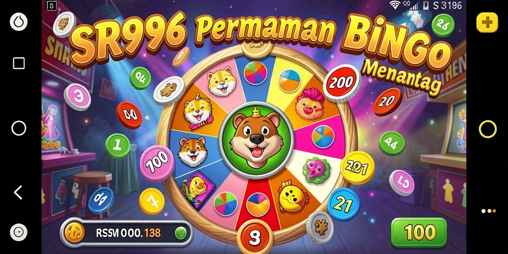 Screenshot gameplay menampilkan suasana seru permainan Bingo di SR996.