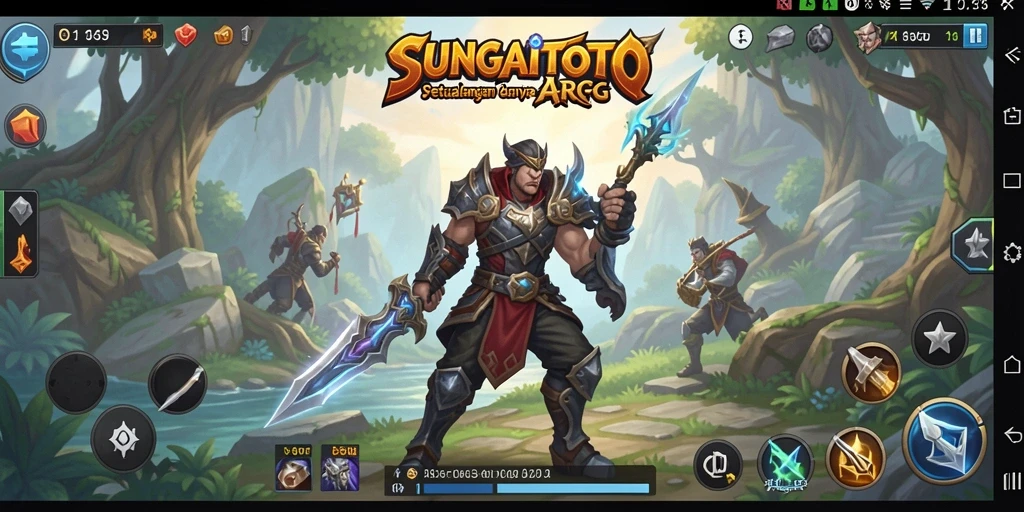 Tampilan gameplay ARPG yang menegangkan di SUNGAITOTO.