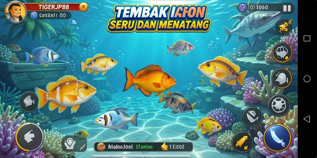 TIGERJP88 menampilkan gameplay seru menembak ikan yang mengasyikkan.