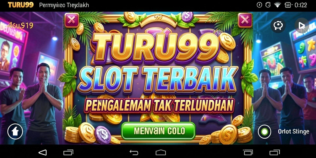 Screenshot gameplay TURU99 menampilkan grafis Slot yang menakjubkan dan fitur menarik.