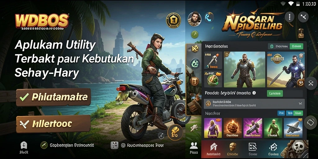 Tampilan antarmuka WDBOS yang sederhana dan fungsional.